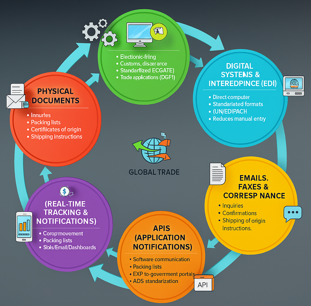 How Information Moves in EXIM Trade